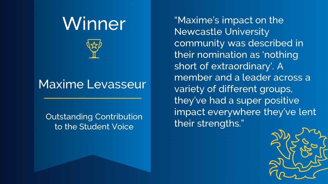 Winner: Maxine Levasseur